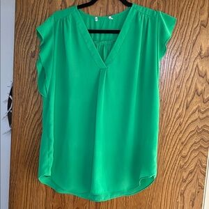 Vibrant Green Women's Top